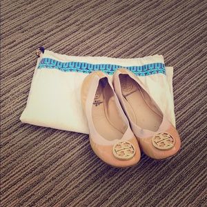 Tory Burch nude flats